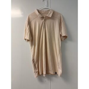 Smartwool Men's Size Large Cream Polo